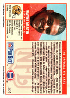 1989 Pro Set Wayne Martin #504 Rookie