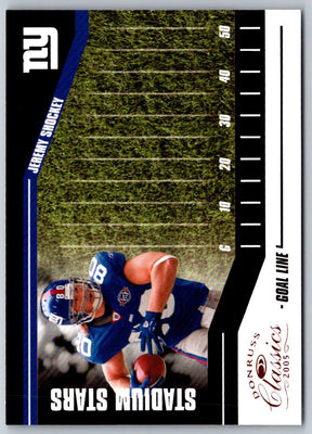 2005 Donruss Classics Stadium Stars Goal Line Bronze Jeremy Shockey #SS-26 142/750