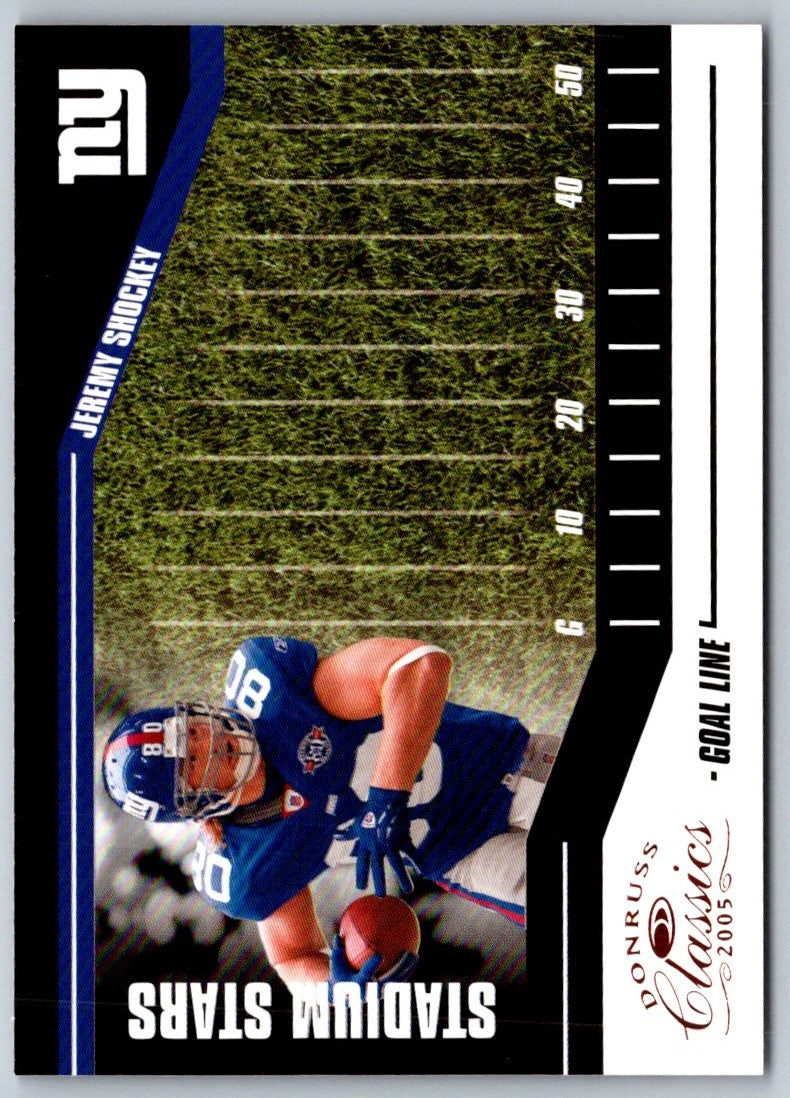 2005 Donruss Classics Stadium Stars Goal Line Bronze Jeremy Shockey