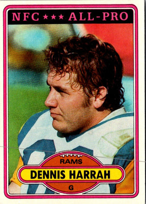 1980 Topps Dennis Harrah #60 Rookie