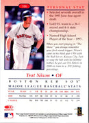 2001 Donruss Studio Trot Nixon