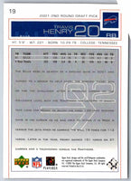 1998 Upper Deck Travis Henry #19