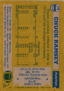 1982 Topps Chuck Ramsey