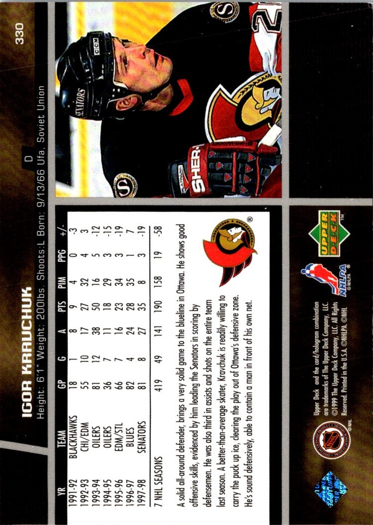 1998 Upper Deck Igor Kravchuk