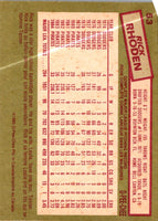 1985 O-Pee-Chee Rick Rhoden #53