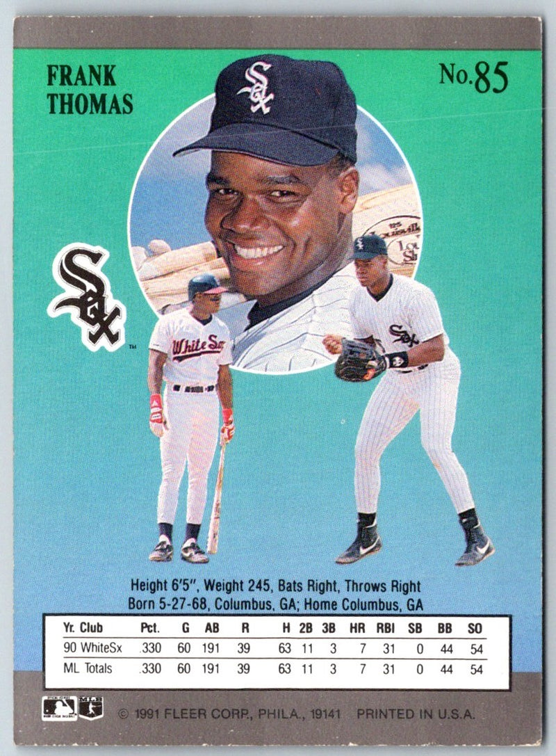 1991 Ultra Frank Thomas