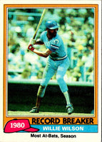 1981 Topps Willie Wilson #208