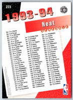 1994 Upper Deck Miami Heat #223