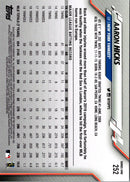 2020 Topps 582 Montgomery Aaron Hicks