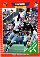 1989 Pro Set Wayne Martin #504 Rookie