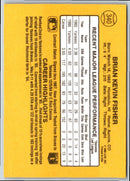 1986 Donruss Brian Fisher