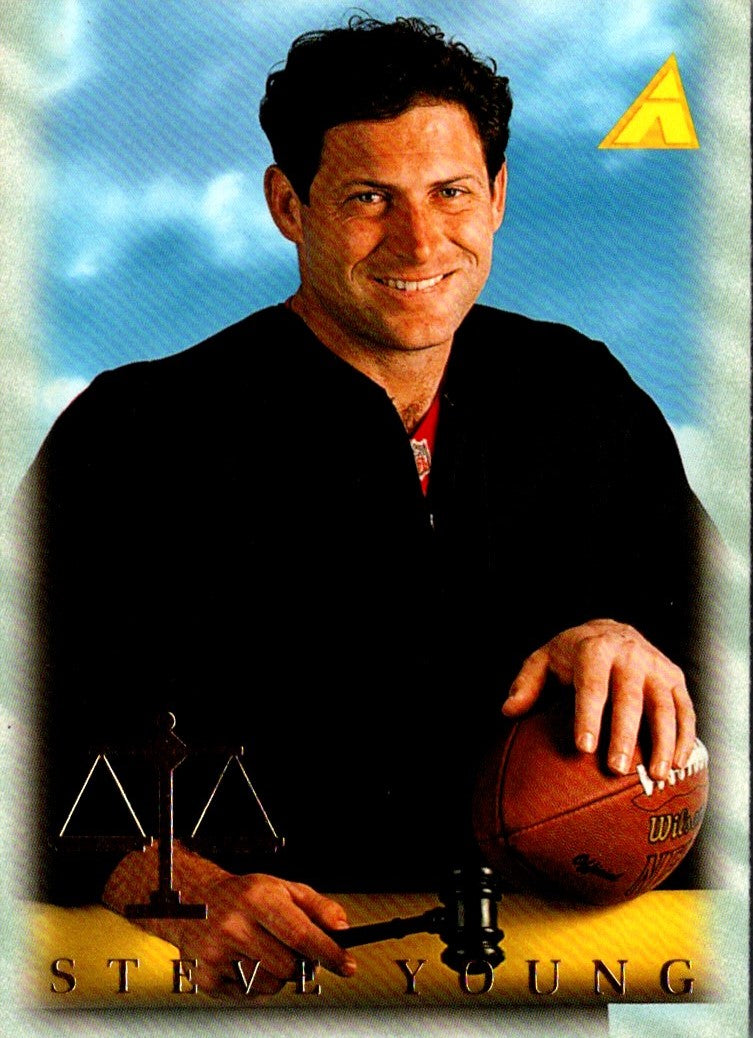 1995 Pinnacle Steve Young