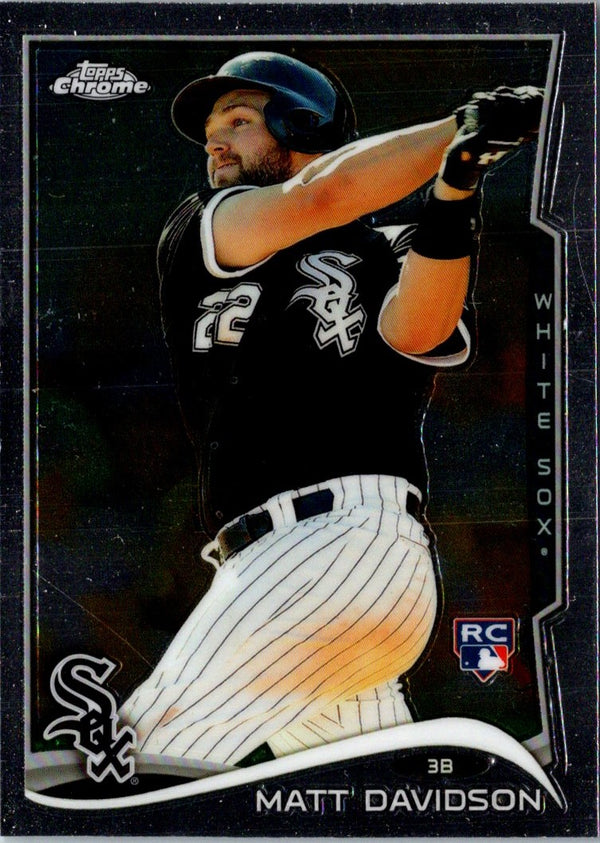 2014 Topps Chrome Matt Davidson #136 Rookie