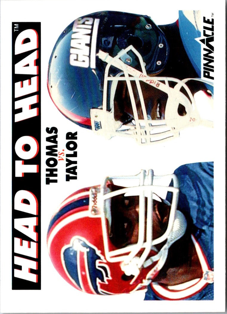 1991 Pinnacle Thurman Thomas/Lawrence Taylor