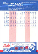 1987 Fleer Update Glossy Rick Leach