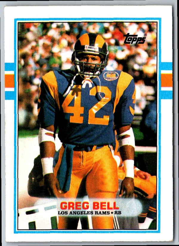 1989 Topps American/UK Greg Bell #28