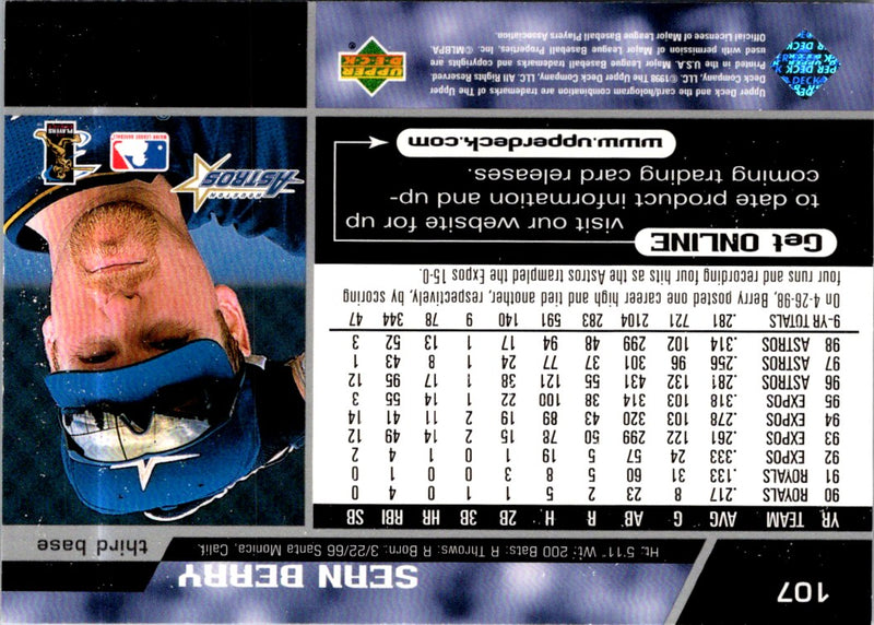 1999 Upper Deck Sean Berry