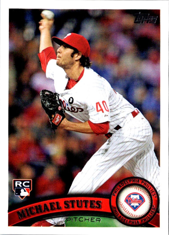 2011 Topps Update Michael Stutes #US117 Rookie