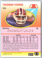 1990 Fleer Thurman Thomas #124