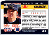 1990 Proset Billy Joe Tolliver #282