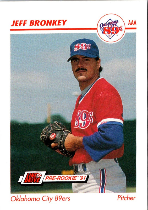 1991 Line Drive AAA Jeff Bronkey #305