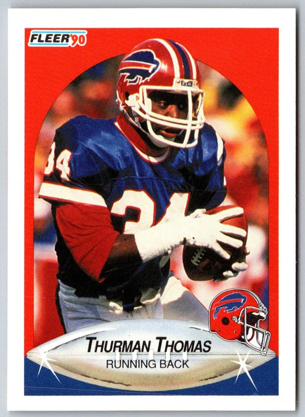 1990 Fleer Thurman Thomas #124