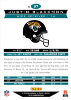 2013 Score Justin Blackmon #97