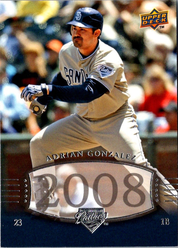 2008 Upper Deck Timeline Adrian Gonzalez #220