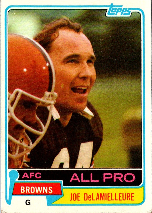 1981 Topps Joe Delamielleure #170