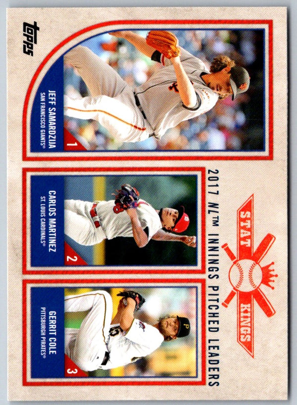 2018 Topps Big League Jeff Samardzija/Carlos Martinez/Gerrit Cole #327