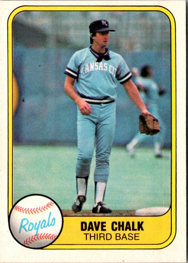 1981 Fleer Dave Chalk #35