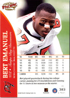 1999 Pacific Red Bert Emanuel #383