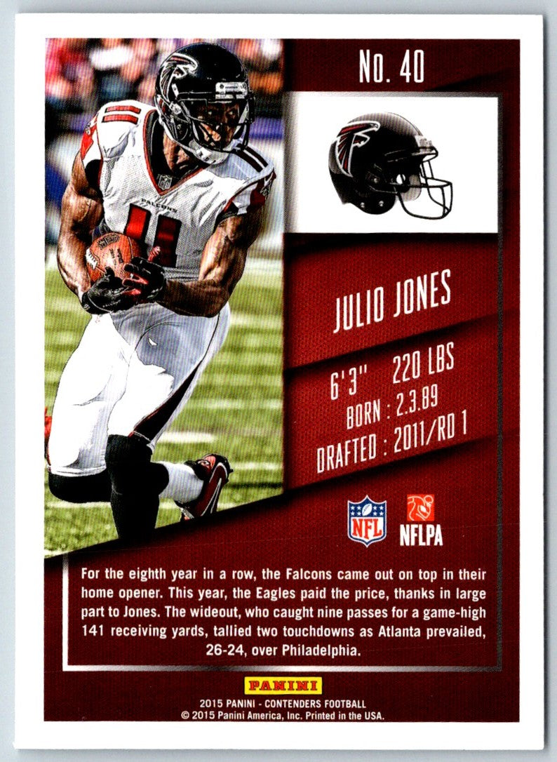 2015 Panini Contenders Julio Jones