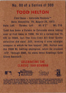 2006 Bowman Heritage Todd Helton