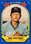 1981 Fleer Star Stickers Paul Splittorff