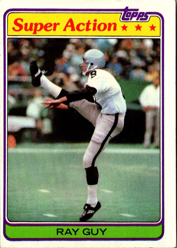 1981 Topps Ray Guy #186