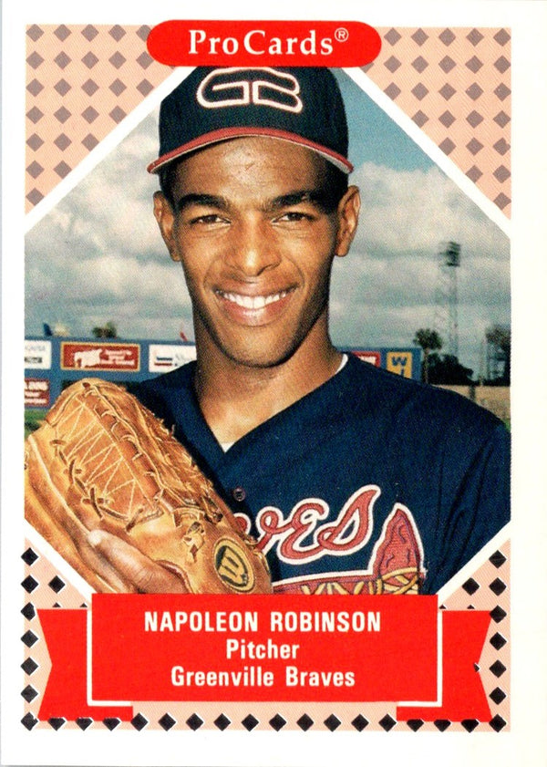 1991 ProCards Napoleon Robinson #184