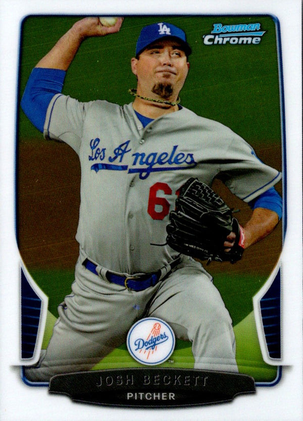 2013 Bowman Chrome Josh Beckett #47