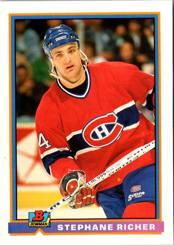 1991 Bowman Stephane Richer #330