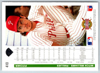 1992 Upper Deck Mitch Williams #410
