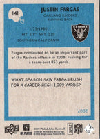 2009 Upper Deck Justin Fargas #141