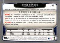 2013 Bowman Chrome Bruce Rondon #192 Rookie