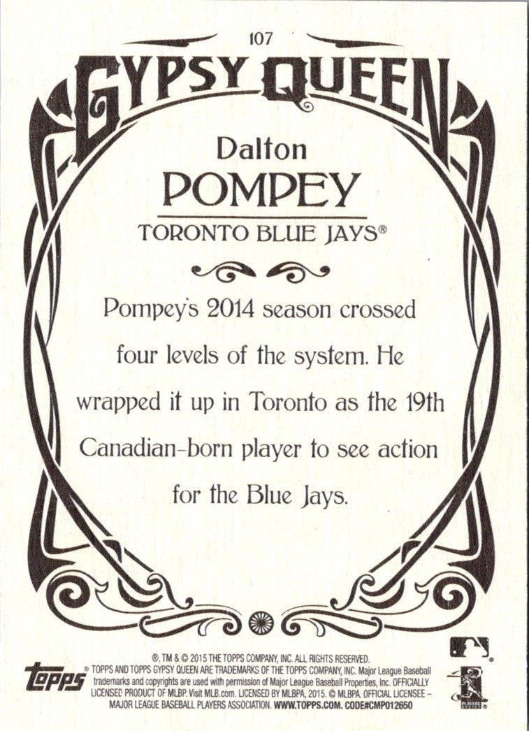 2015 Topps Gypsy Queen Dalton Pompey