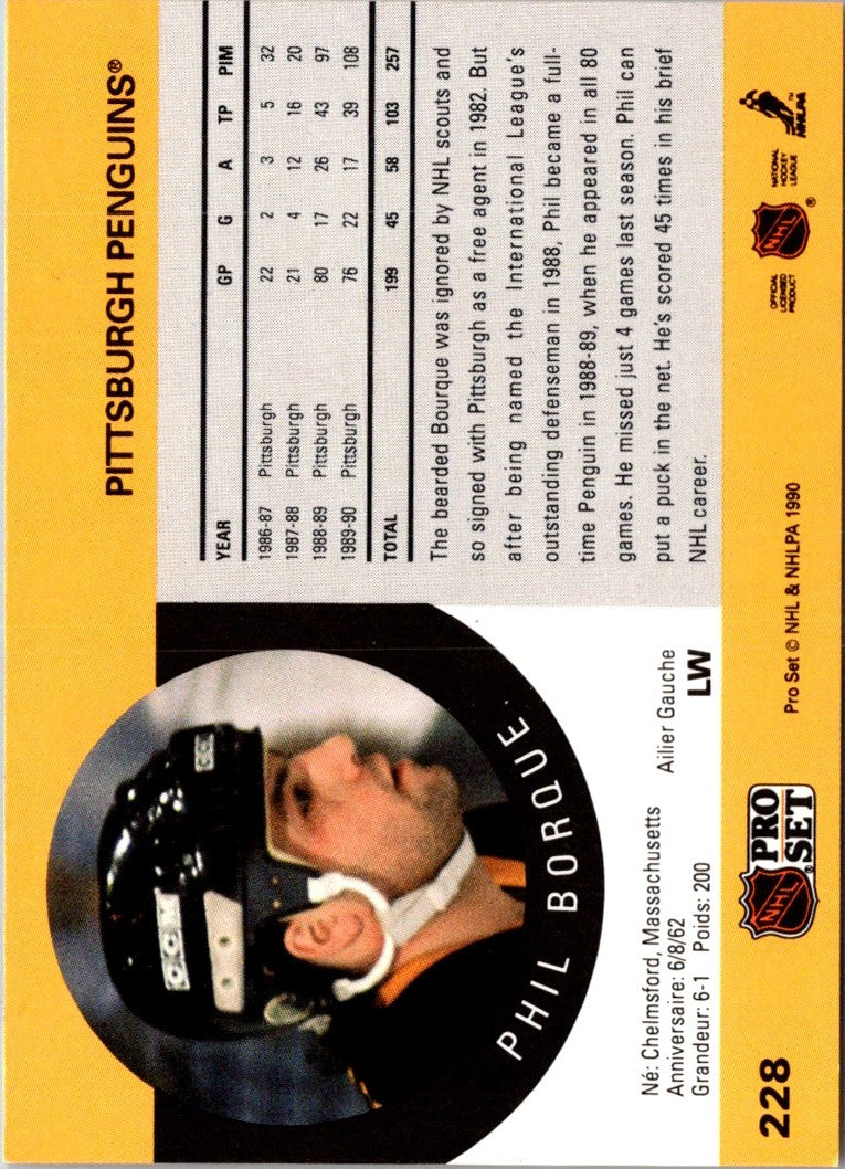 1990 Pro Set Pittsburgh Penguins Logo