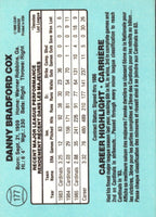 1986 Leaf Danny Cox #177