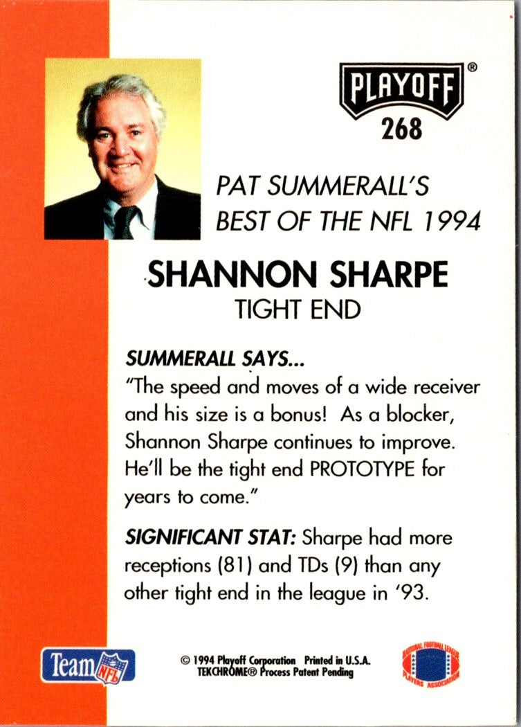 1994 Playoff Shannon Sharpe