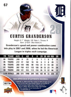 2009 SP Authentic Curtis Granderson #67