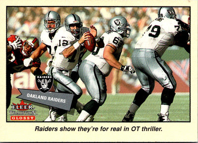2001 Fleer Tradition Glossy Oakland Raiders #360