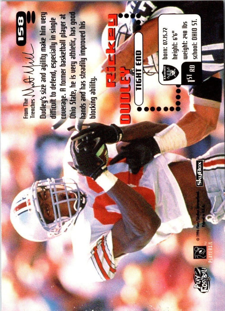 1996 SkyBox Impact Rickey Dudley