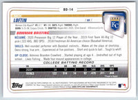 2020 Bowman Nick Loftin #BD-14